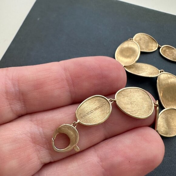 Marco Bicego Lunaria Bracelet 7 Inches, 18K Yellow Gold, Authentic - Picture 2 of 8